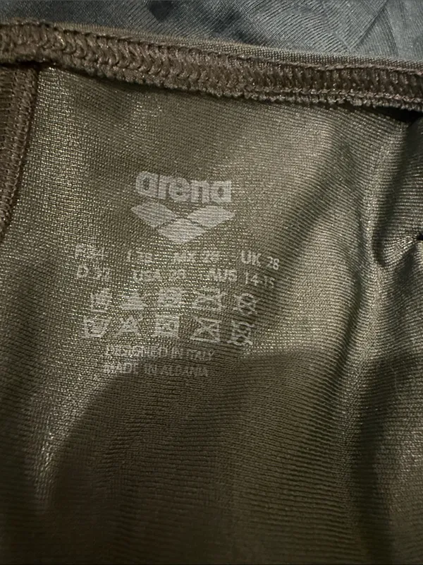Arena Solid Team Sage Green Swimsuit Challenge Back MaxLife Open Back US 28 - Image 6
