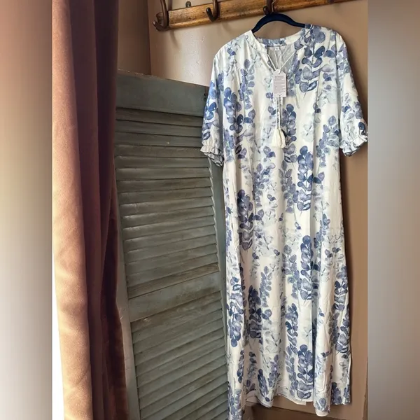 Floral Lounge Dress - Image 4
