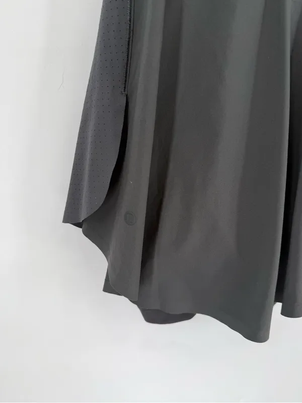 Lululemon Nulux Running Dress 8" Graphite Grey size 0‎ - Image 6