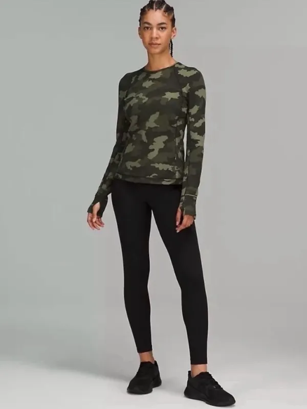 Lululemon Its Rulu Run Long Sleeve Shirt in Heritage 365 Camo Medium Olive Multi - Image 2