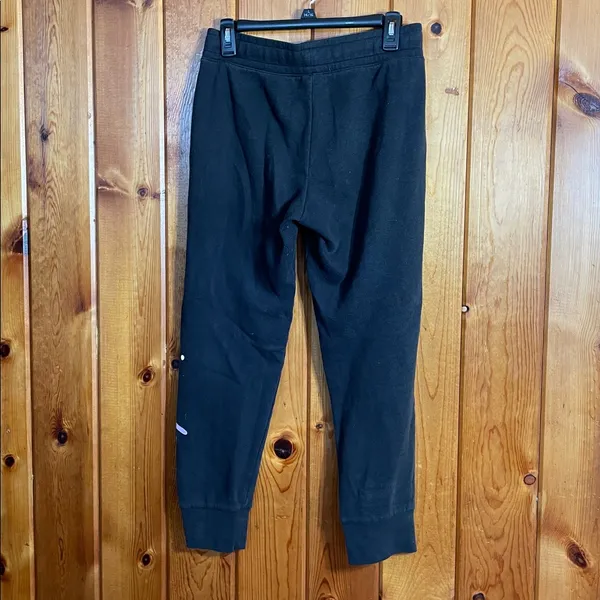 PINK Victoria's Secret Black Joggers with Pink Logo Size medium causal women's - Image 4