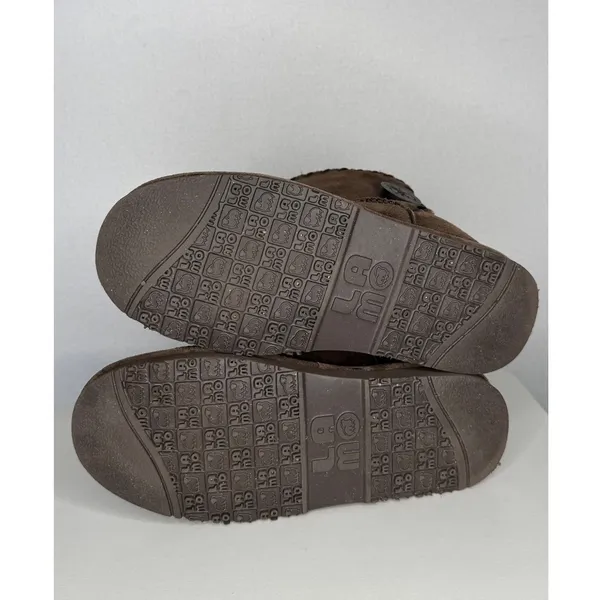 1990s–2000s Lamo Essential Shearling Suede Button Boots 7.5/8 Brown - Image 15