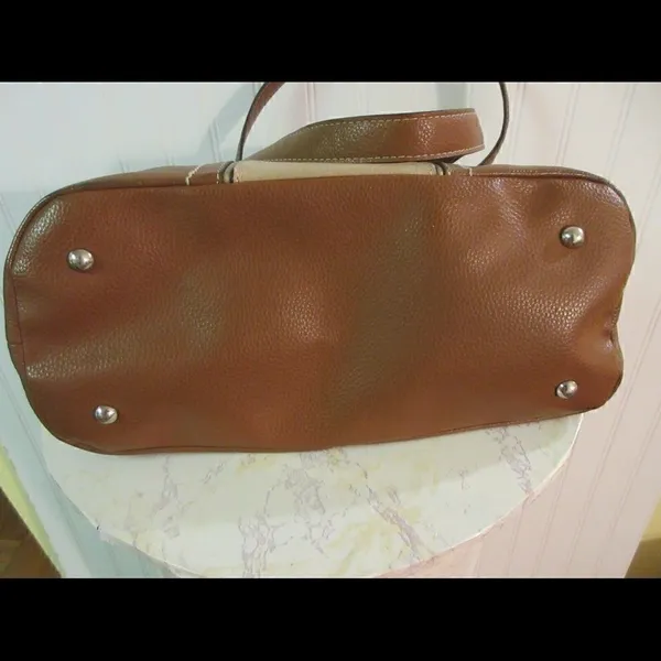 Tignanello shoulder bag brown & tan Brown - Image 5