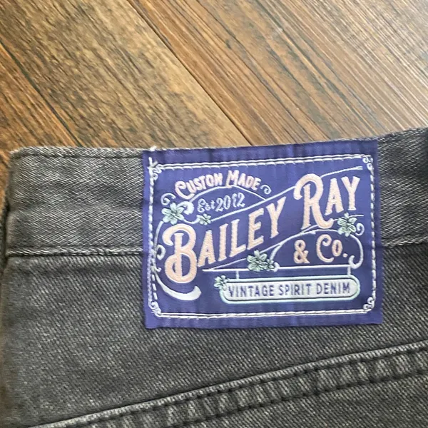 High Rise Charcoal Jeans Black Size 0 - Image 2