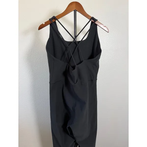 CALIA by Carrie Underwood Black Strappy Back Athletic Jumpsuit WAX32264 XL - Image 5