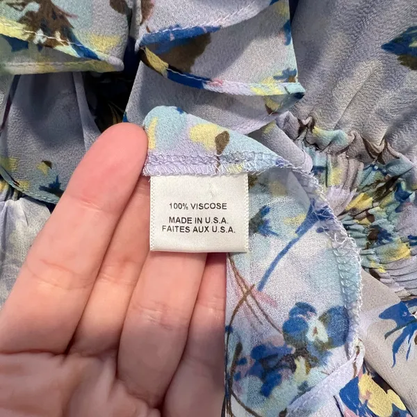 MISA LOS ANGELES- Alona Mini Dress Floral Print Size M - Image 7
