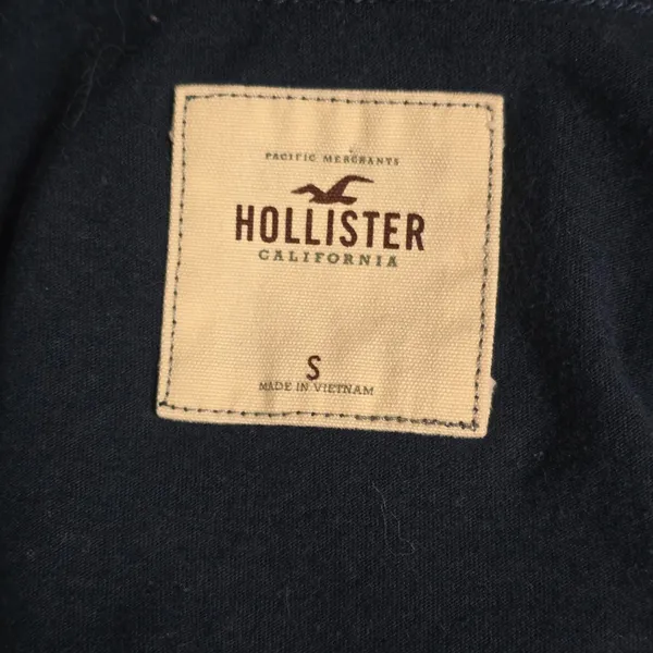 Hollister Navy Blue Ruffle V-Neck Babydoll Knit Top Small Coquette Y2K Aesthetic - Image 6