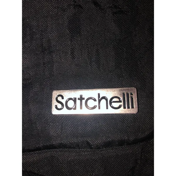 Satchelli Anti Theft RFID Crossbody Travel Bag Hobo Purse Black Floral Accent - Image 2
