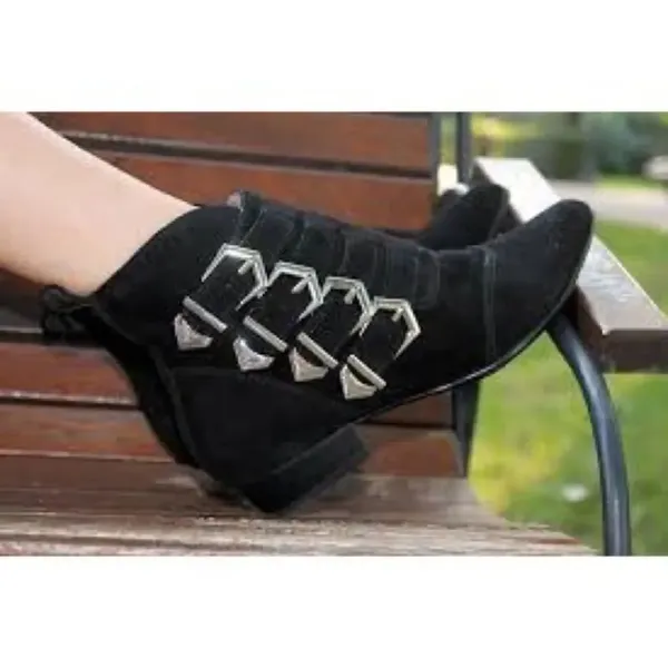 ✨HP✨Zara Flat Ankle Boot With Buckles✨ - Image 3
