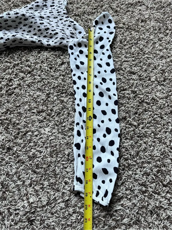 Reformation Polka Dot Long Sleeve Top - Image 16