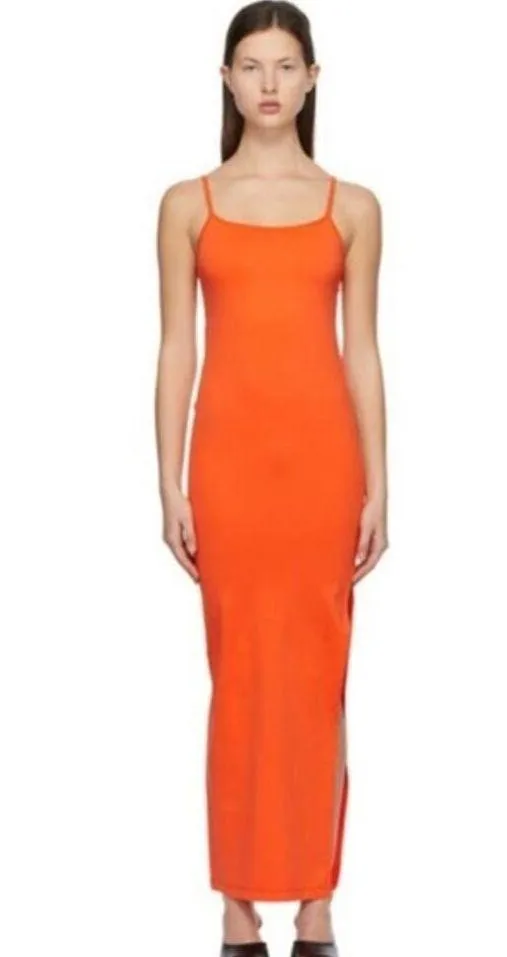 Simon Miller Anders Tank Dress in Orange XS/S - Image 7