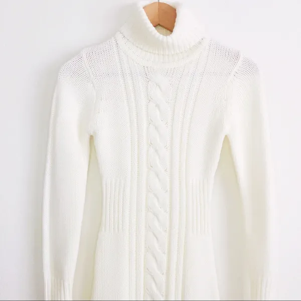 Derek Heart Knitted Dress - Image 3