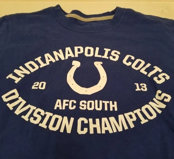 {S} Nike Indianapolis Colts AFC Division Champ Tee - Image 3