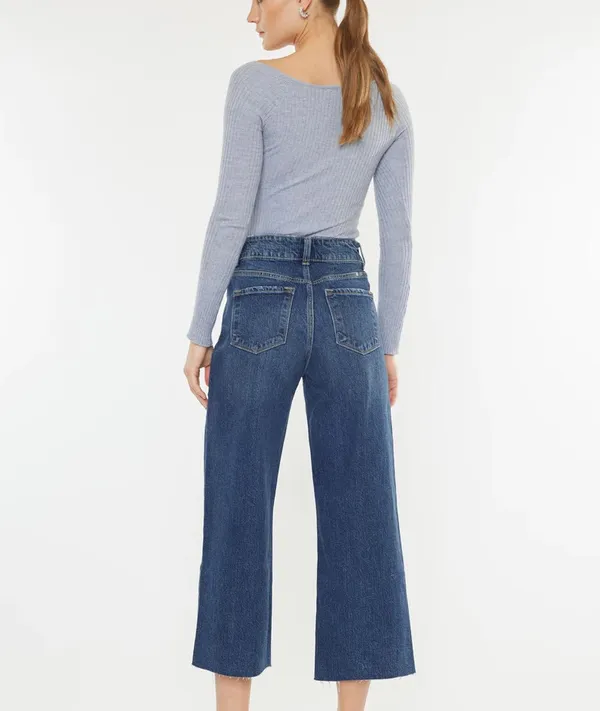 KanCan Raya Ultra High Rise Wide Leg Jeans 30 - Image 3