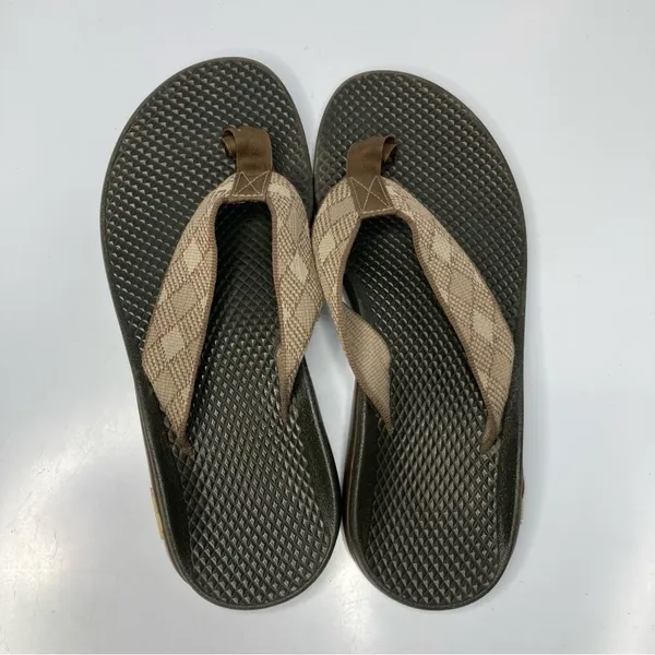 Chaco flip Flops brown tan‎ size 6 - Image 6