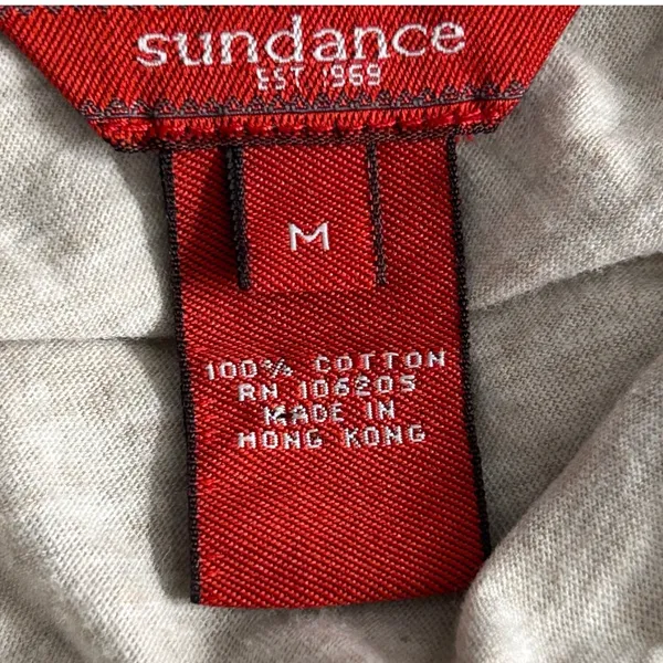 Vintage‎ Sundance Baby Tee Medium 90s Y2K Streetwear Minimalist Basic Simple - Image 3