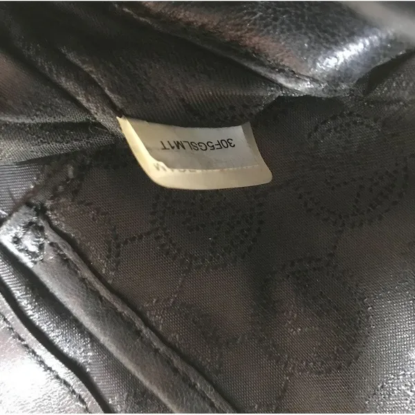 MICHAEL KORS Quilted Leather Sloan Chain Crossbody HandBag Black Clasic Elegant - Image 13