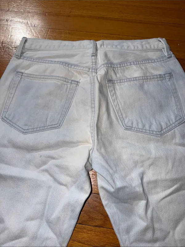 Frame Denim White Flare Jeans - Image 10
