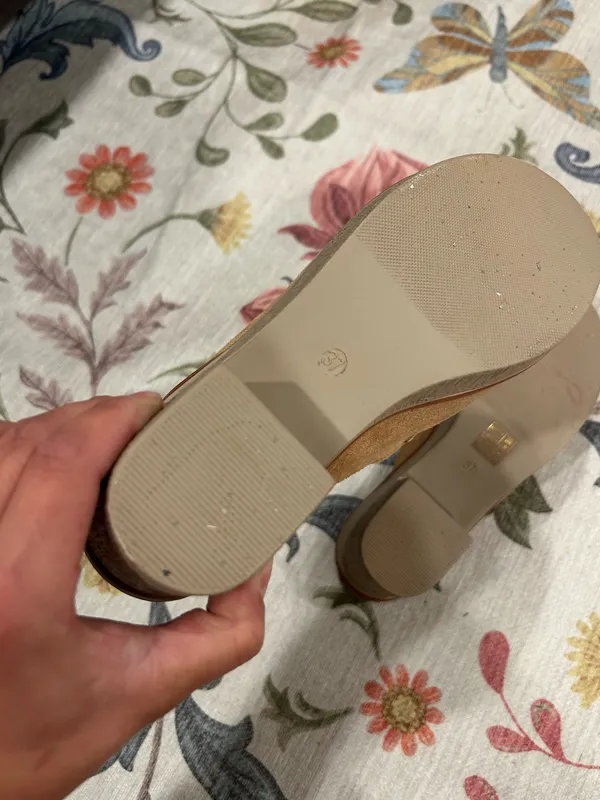 Platform block clog mules Brown Size 6.5 - Image 5