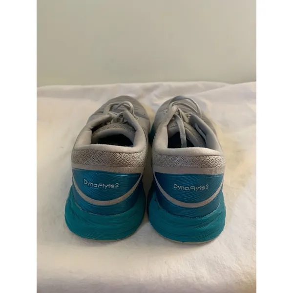 Asics Women's Dynaflyte 2 Womens Size 7.5 Running Shoe Gray Teal FlyteFoam - Image 8