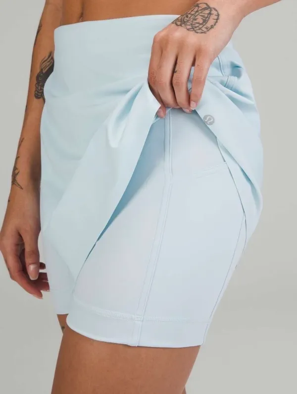 Lululemon Super-High-Rise Side-Slit Tennis Skirt Powder Blue 8 - Image 14