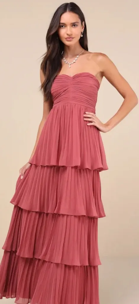 Lulus Rusty Rose Maxi Dress - Image 5