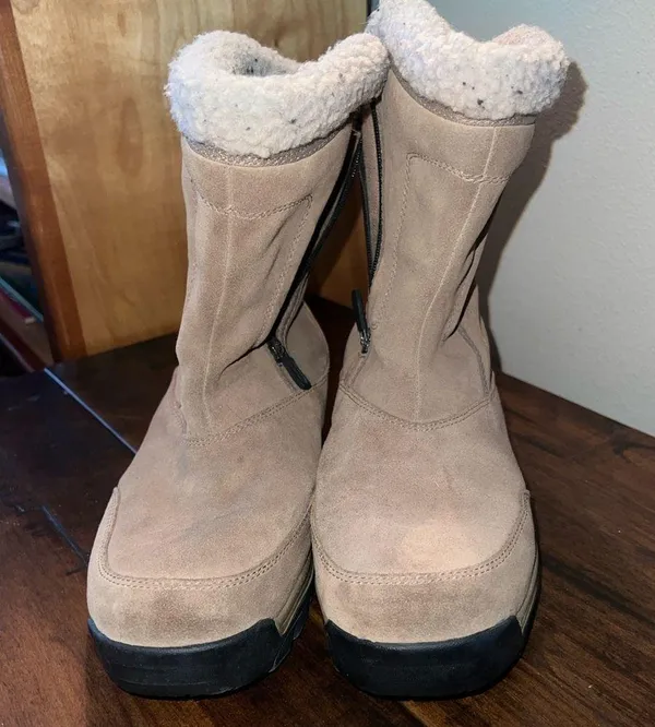 Sorel Leather Waterproof WaterFall Tan Suede Insulated Boots Womens Size 9.5 - Image 3