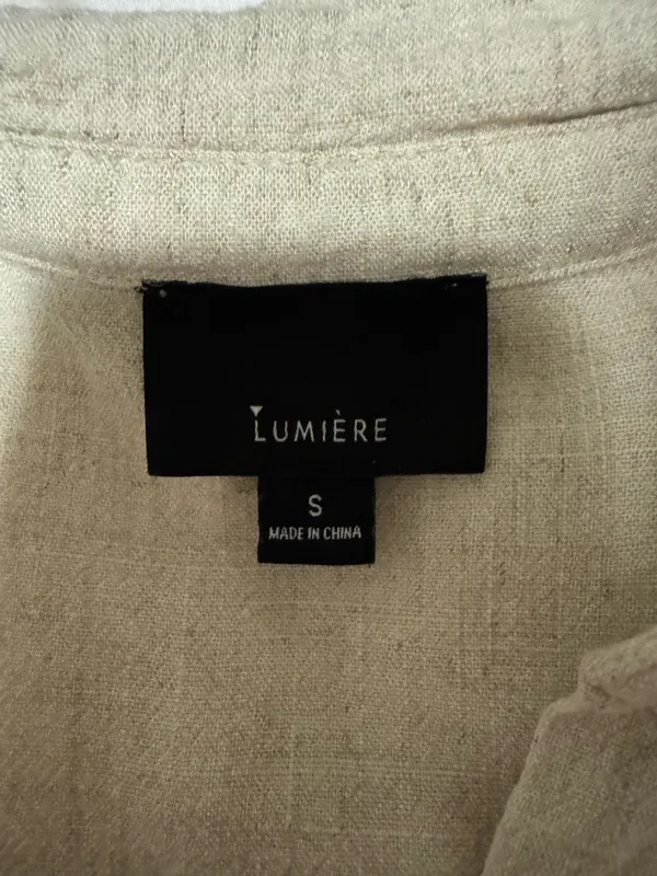 Linen top Tan - Image 3