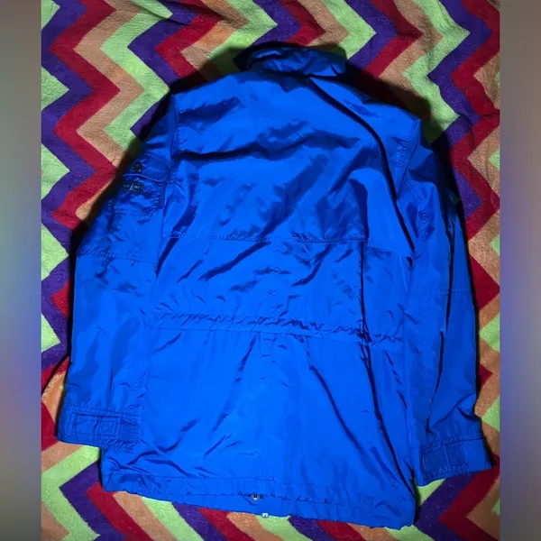 Vintage Ralph Lauren Naval Supply Company Rain Jacket Women's Size medium Blue - Image 3