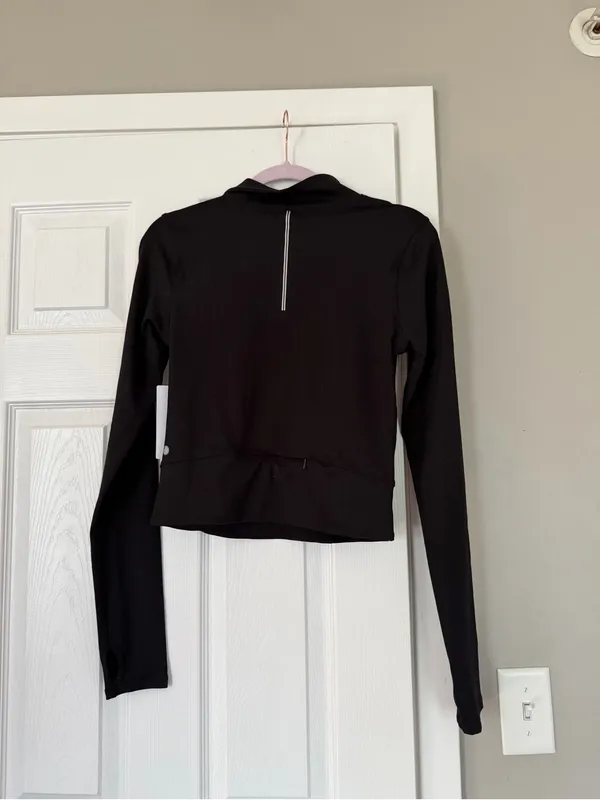 Yogalicious Lux Black Workout Long Sleeve Top New Gym - Image 7