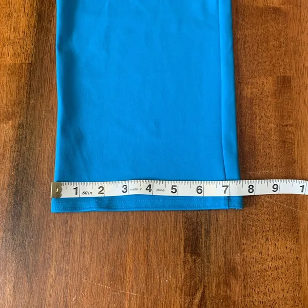 Women's Pants Small Vibrant Blue Straight Leg Pants Stretch business casual - Image 6