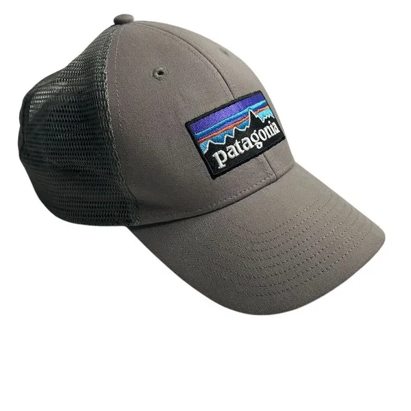 Patagonia Unisex Gray Trucker‎ Cap Snapback Mesh Hat Casual - Image 4