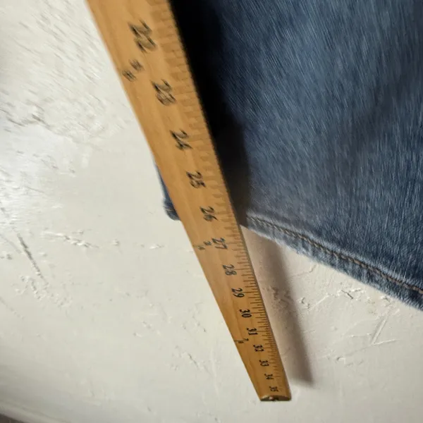 Silver Jeans Co Womens Straight Leg Blue Wash Denim Jeans Size 26 Cropped - Image 7