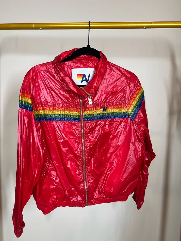 5 Stripe - Windbreaker Cherry Glossy - Image 3