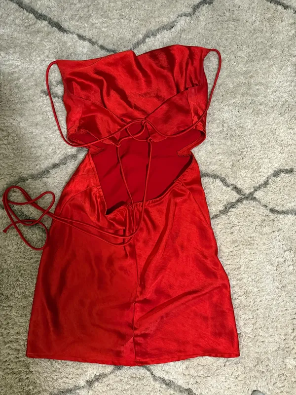 Hello Molly Dress Mini Red - Image 3