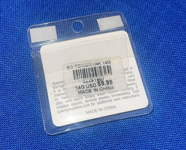 Body Rage body piercing acrylic retainer retainers 14g 6 pc New - Image 2