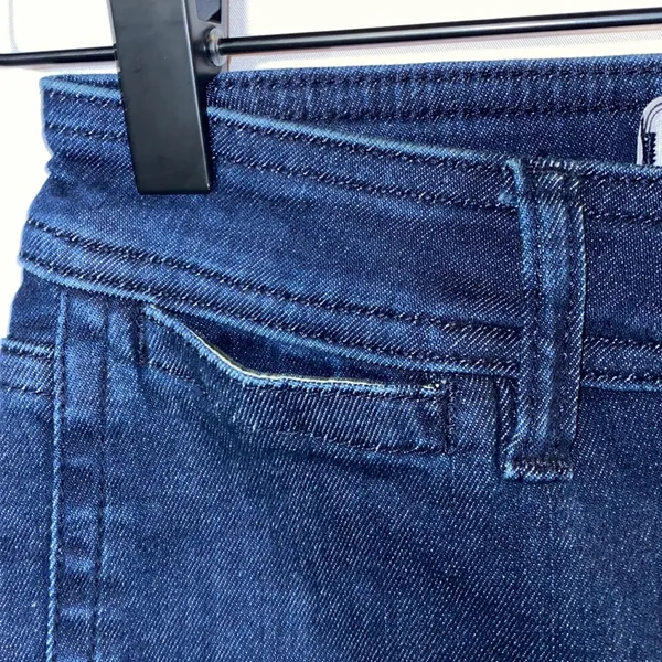 NWT!! Free People So Chic High Waist Denim Bermuda Shorts Size 24 - Image 8