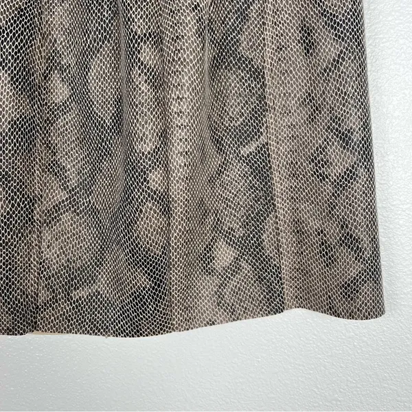 Zara Faux Leather Snake Skin Mini‎ Skirt Sz XS - Image 5