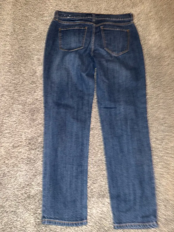 Old Navy Boyfriend Blue Denim Jeans Size 4 - Image 5