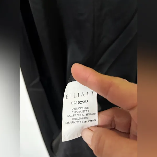 Elliatt Margot Satin Gown in Black Size M NWOT - Image 7