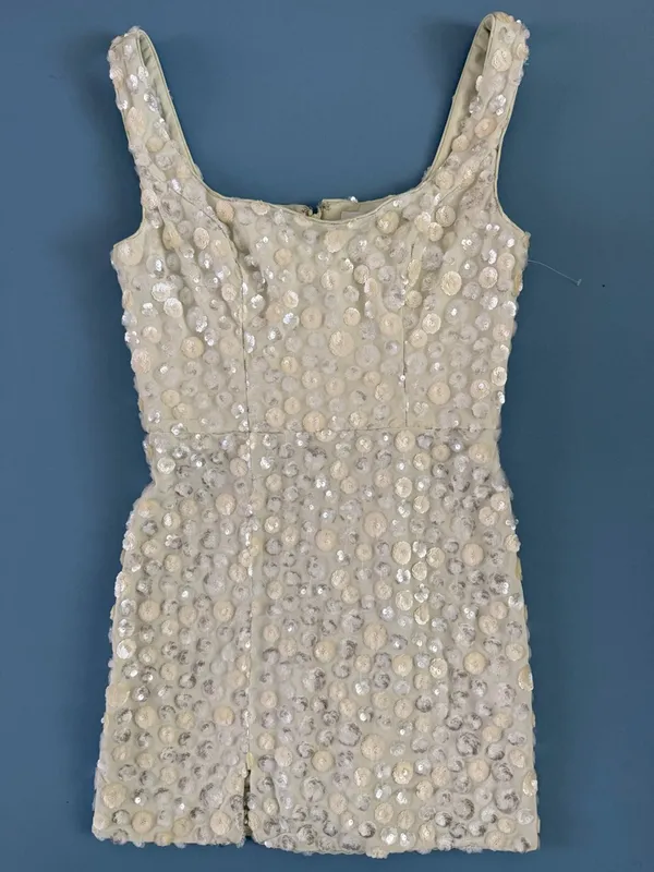 NWT Dress The Population Moxie Lemongrass Multi Sequin Yellow Mini‎ Dress - Image 6