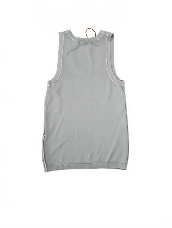 Zara | XS | Blue Sleeveless Knit Tee - Image 7