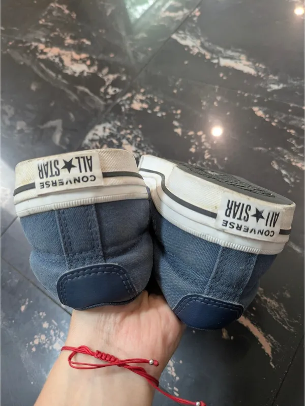 Converse Navy Unisex Sneakers Size 8.5 - Image 13