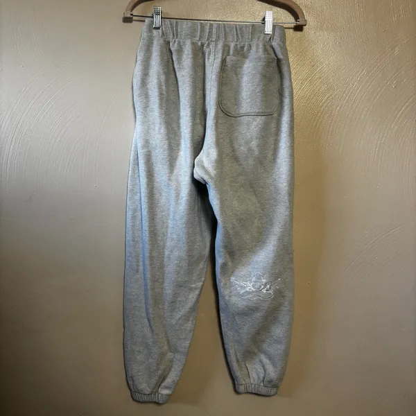 Boys Lie Sweatpant Heather‎ Ash Gray Heart Racer V2 Catch Me If You Can Small - Image 5
