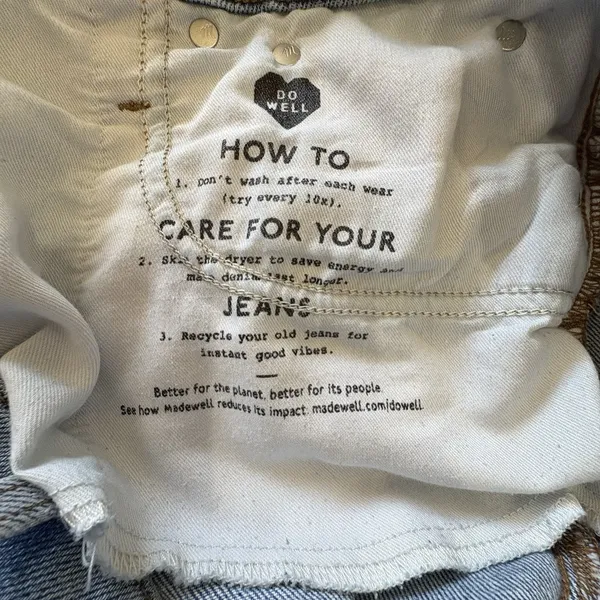 Madewell‎ the Perfect Vintage Jeans Women 30 Blue High Rise Distressed Knee - Image 7