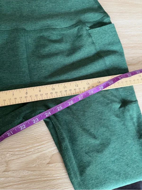 Beyond Yoga XL Spacedye Pockets High Waist Leggings Hunter Green Athletic Comfy - Image 6