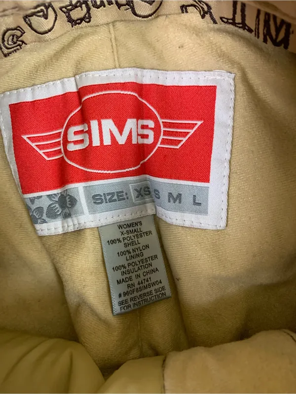 Sims Womens Brown Insulated Snow Ski Cargo Pants Utility Outdoor XS - Image 5