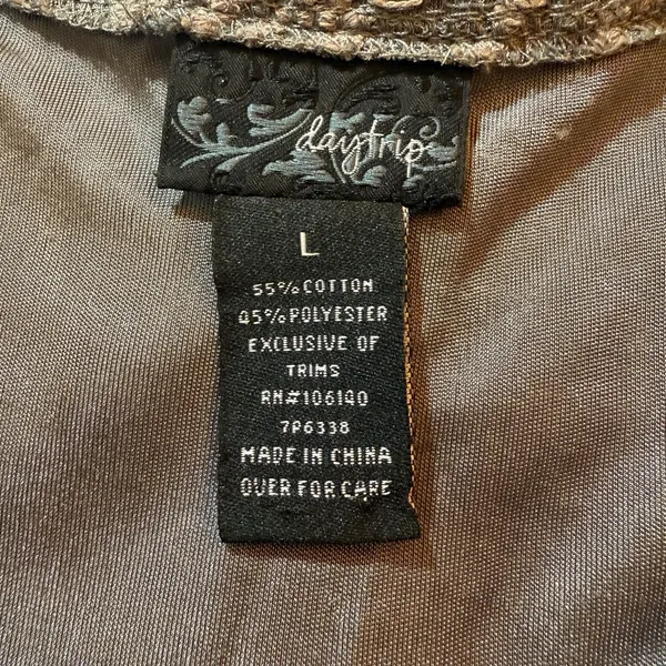 Vintage Y2K Daytrip‎ Dress L Buckle Fairy Festival Crochet Lace Overlay Tiered - Image 6