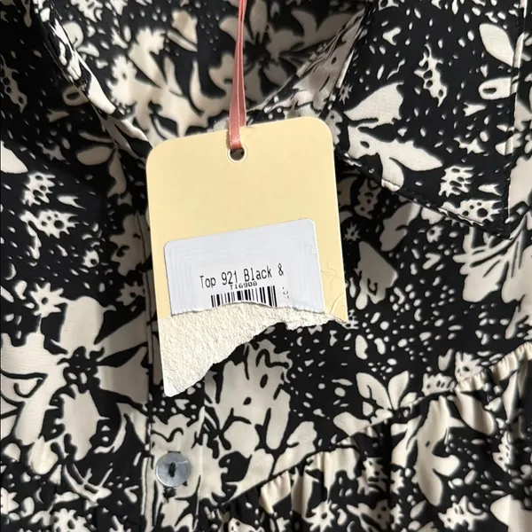 Entro Esther Floral‎ Long Sleeve Blouse Boho Cottagecore Romantic - Image 4