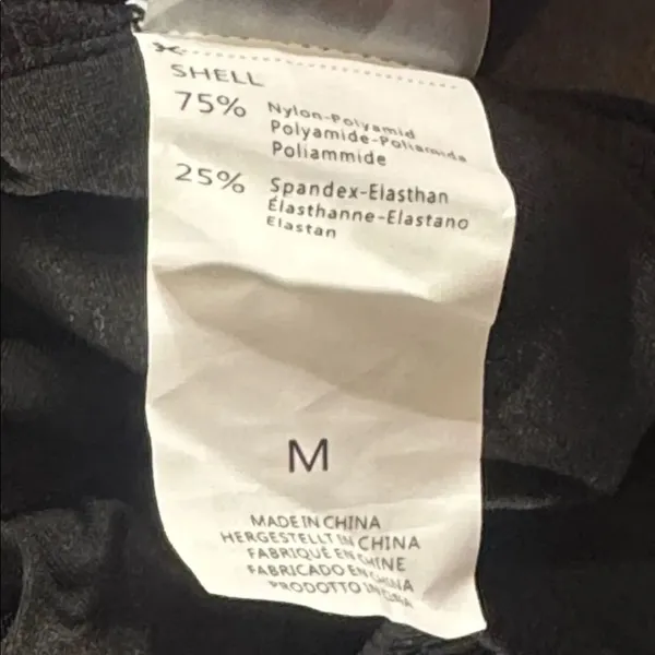 Charmo Women’s Black Scalloped Swimsuit One Piece Square Neck SPF50+ Size M NWT - Image 14